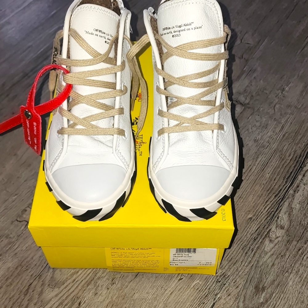 Kids off white arrow sneakers